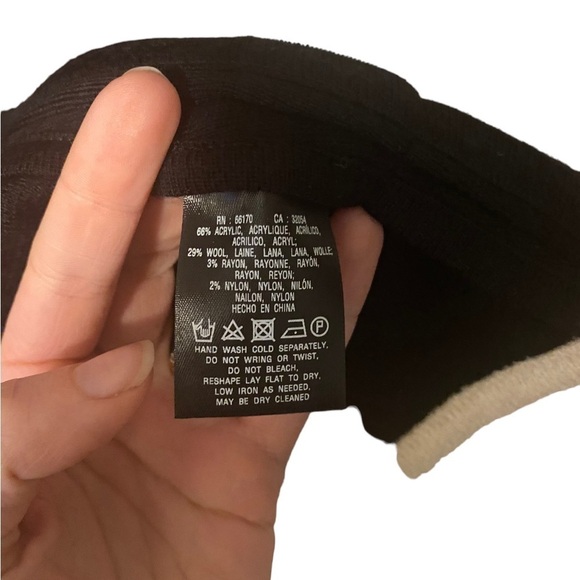 Anthropologie Moth Black and White Knit Sweater Blazer, size S - Picture 7 of 8